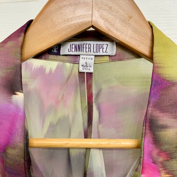 JLo High Low Multicolored Blouse - Picture 2 of 9